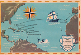 ESPAGNE - CROISIERE - PLASMARINE 1955 - IONYL - CHRISTOPHE COLOMB AUX INDES OCCIDENTAL - ESPAGNE. - Lettres & Documents