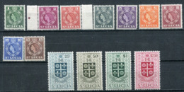 1953-ST.LUCIA- CPL SET   - 13 VAL.-M.N.H.-LUXE !! - St.Lucia (...-1978)