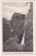 Felsgebilde A.d. Basteibrücke (Sächs. Schweiz) - (1956 - DDR) - Bastei (sächs. Schweiz)