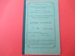 Livret D'Epargne/ Caisse Nationale D'Epargne/Postes Et Télégraphe/Livret National/ Rousset/NEVERS/ 1908    VPN295 - Non Classés