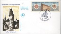 FR-L245 - FRANCE FDC Congrès Philatélique Mulhouse 2003 - 1999-2009 Vignette Illustrate