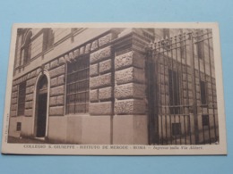 COLLEGIO S. GUISEPPE - Instituto De MERODE ( Fot. Felici > Vasa.... ) Anno 1937 ( Zie Foto Details ) ! - Enseignement, Ecoles Et Universités