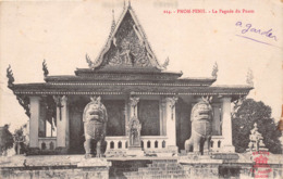 ¤¤   -  CAMBODGE  -  PNOM-PENH  -  La Pagode Du Pnom  -  Oblitération   -  ¤¤ - Cambodge