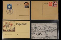 WORLD WAR II COVERS, CARDS AND EPHEMERA  An Interesting And Substantial Collection Housed In Plastic Sleeves. With A Goo - Andere & Zonder Classificatie