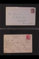 1899-1964 COVERS & CARDS COLLECTION  An Interesting Collection That Includes 1899 QV 1a India On Cover To Birmingham, 19 - Aden (1854-1963)