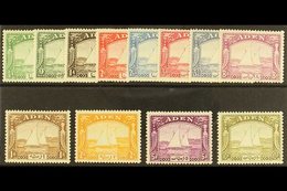 1937  Dhows Set Complete, SG 1/12, Mint Lightly Hinged And Fresh. A Beautiful Set (12 Stamps) For More Images, Please Vi - Aden (1854-1963)