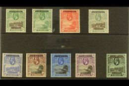 1922  Overprinted Definitive Set, SG 1/9, Fine Mint (9 Stamps) For More Images, Please Visit Http://www.sandafayre.com/i - Ascension