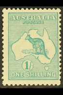 1915  1s Blue-green Kangaroo, SG 28, Mint. For More Images, Please Visit Http://www.sandafayre.com/itemdetails.aspx?s=62 - Other & Unclassified