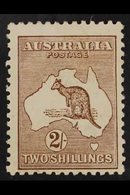 1915  2s Brown, Wmk Narrow Crown, Kangaroo, SG 41, Very Fien Mint. For More Images, Please Visit Http://www.sandafayre.c - Other & Unclassified