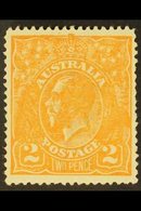 1918  2d Dull Orange On Semi Surface Paper, Bw 95g, Fine Mint For More Images, Please Visit Http://www.sandafayre.com/it - Altri & Non Classificati