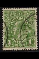 1926-30  1d Sage-green KGV Head DIE II Perf 13½x12½, SG 95b, Very Fine Cds Used, Very Fresh. For More Images, Please Vis - Altri & Non Classificati