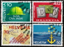 1968 Helvetia Werbemarken ET-Stempel MiNr: 887-890 - Altri & Non Classificati