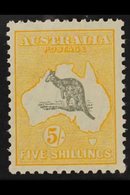 1931  5s Grey And Yellow, Wmk Crown Cof A, SG 135, Very Fine Mint. For More Images, Please Visit Http://www.sandafayre.c - Other & Unclassified