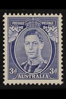 1937  KGVI 3d Blue, Perf 13½ X 14, Die 1a, SG 168b, Never Hinged Mint. For More Images, Please Visit Http://www.sandafay - Other & Unclassified