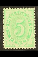POSTAGE DUES  1902-04 5d Emerald-green Perf 11½,12, SG D17, Fine Mint, Very Fresh. For More Images, Please Visit Http:// - Other & Unclassified