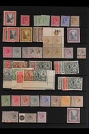 1901-1935 FINE MINT ASSEMBLY  On Stock Pages, Some Stamps Are Never Hinged. Includes 1901-03 1d, 1906-11 KEVII Set, 1912 - Autres & Non Classés