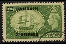 1950-55  KGVI 2r On 2s6d Surcharged Type III, SG 77b, Very Fine Used For More Images, Please Visit Http://www.sandafayre - Bahreïn (...-1965)