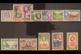 1938-47  KGVI Pictorial Definitive Set, SG 150/61, Never Hinged Mint (12 Stamps) For More Images, Please Visit Http://ww - Honduras Británica (...-1970)