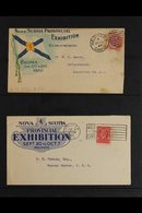 1900 - 1939  Group Of 4 Used Coloured Illustrated Covers For The Nova Scotia Provincial Exhibitions Of 1900, 1933, 1938  - Andere & Zonder Classificatie