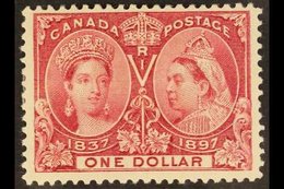 1897  $1 Lake "Jubilee", SG 136, Unitrade 61, Fine Mint , One Shortish Perf For More Images, Please Visit Http://www.san - Otros & Sin Clasificación