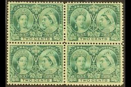 1897  2c Deep Green, SG 25, Never Hinged Mint Block Of 4 (4) For More Images, Please Visit Http://www.sandafayre.com/ite - Andere & Zonder Classificatie