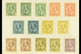 1903-1908 KEVII MINT COLLECTION.  A Fresh & Attractive 'mini- Collection' Hinged Onto Small Part Leaves, Includes 1903-1 - Other & Unclassified