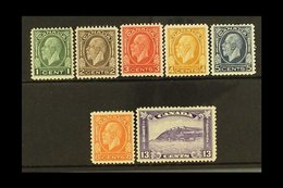 1932-3  KGV "Medallion" Definitives, Complete Set, SG 319/25, Minor Perf Fault On Top On 13c, Otherwise Never Hinged Min - Andere & Zonder Classificatie