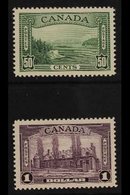 1937-8 TOP VALUES.   50c Green & $1 Violet SG 366/7, Never Hinged Mint (2 Stamps) For More Images, Please Visit Http://w - Altri & Non Classificati