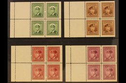 BOOKLET PANES  1942-8 KGVI 1c, 2c & Both 3c War Effort Panes Of 4 + 2 Blank Labels, SG 375a/8a, Fine, Never Hinged Mint  - Other & Unclassified