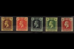 1921-26  Watermark Multi Crown CA Complete Set, SG 60/67, Very Fine Mint. (5 Stamps) For More Images, Please Visit Http: - Cayman Islands