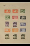 1937-1950 KGVI FINE MINT  All Different Collection. With 1938-48 Definitive Set Plus All SG Listed Additional Perfs And  - Caimán (Islas)