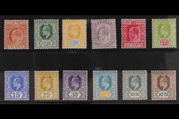 1903  Ed VII Set Complete, Wmk CA, SG 265/76, Very Fine Mint. (12 Stamps) For More Images, Please Visit Http://www.sanda - Ceylan (...-1947)