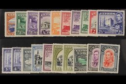 1938-51  Complete Pictorial Set, SG 151/163, And Listed 18pi. Shade, SG 151/163, Superb Never Hinged Mint. (20 Stamps) F - Other & Unclassified