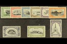1933  Centenary Of British Administration Set Complete To 2s6d, SG 127/135, Mint Very Lightly Hinged (9 Stamps) For More - Falklandeilanden