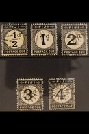 POSTAGE DUES  1918 Set Complete, SG D6/10, Very Fine Used. (5 Stamps) For More Images, Please Visit Http://www.sandafayr - Fidji (...-1970)