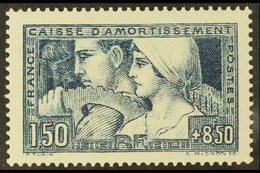 1928  1fr50 + 8fr50 Type III, Le Travail, Yv 252b, Very Fine Mint. For More Images, Please Visit Http://www.sandafayre.c - Andere & Zonder Classificatie