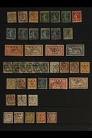 SYRIA  1919-1923 USED COLLECTION with Many Better Values, Dues & Air Post Ranges Presented On Stock Pages. Includes 1919 - Other & Unclassified