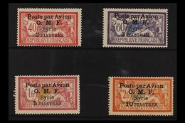 SYRIA  1922. O.M.F. Poste Par Avion Overprinted set, SG 89/92, Fine Mint (4 Stamps) For More Images, Please Visit Http:/ - Altri & Non Classificati