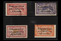 SYRIA  1923. "Syria Grand Liban" Poste Par Avion Overprinted Set, SG 114/117, Fine Used (4 Stamps) For More Images, Plea - Sonstige & Ohne Zuordnung