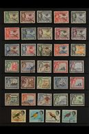 1938-1961 USED COLLECTION.  ALL DIFFERENT & Includes 1938-46 Set (less 4s), 1953-59 QEII Pictorial Complete Set, 1963 Bi - Gambia (...-1964)