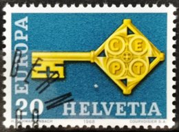 1968 Helvetia Europamarken ET-Stempel MiNr: 871 - Altri & Non Classificati