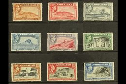 1938-51  A Complete Set Of All The Perf 14 Printings With 1d Yellow-brown, 1½d Carmine, 2d Grey, And 3d Light Blue, Plus - Gibilterra