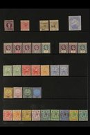 1881-1969 MINT COLLECTION  On Stock Pages, Chiefly All Different, Includes 1881 ½d, 1888-91 1d On 8d & 2½d On 8d, 1898 2 - Grenada (...-1974)