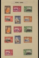 1912-1954 COLLECTION  On Leaves, Mint & Used, Includes 1912-21 25c (x2) Used & $1 Mint, 1921-37 $3 (x2) Used, 1935 Jubil - Autres & Non Classés