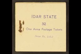 IDAR  1944 2r Complete BOOKLET Containing 1a (x32) In Panes Of 4, SG 4, Good Condition, Stained Around Staple As Usual.  - Otros & Sin Clasificación