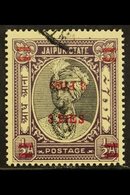 JAIPUR  1947 3p On ½a Black And Violet With Surcharge Double, One Inverted, SG 71e, Very Fine Used. For More Images, Ple - Sonstige & Ohne Zuordnung