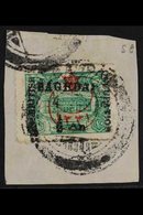 1917  ½a On 10pa Green (GPO, Constantinople), SG 13, Used Tied To Piece. For More Images, Please Visit Http://www.sandaf - Irak