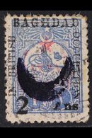 1917  2a On 1pi Ultramarine With Date Between Star And Cresent Opt, SG 25, Fine Used. One Of The Rarest British Occupati - Irak