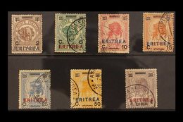 ERITREA  1924 Stamps Of Somalia Overprinted Complete Set (Sass S. 18, SG 83/89) Fine Used. (7 Stamps) For More Images, P - Sonstige & Ohne Zuordnung