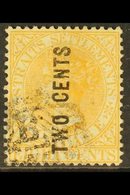 1883  2c On 8c Orange, Narrow Letters, SG 57, Fine Used. For More Images, Please Visit Http://www.sandafayre.com/itemdet - Straits Settlements